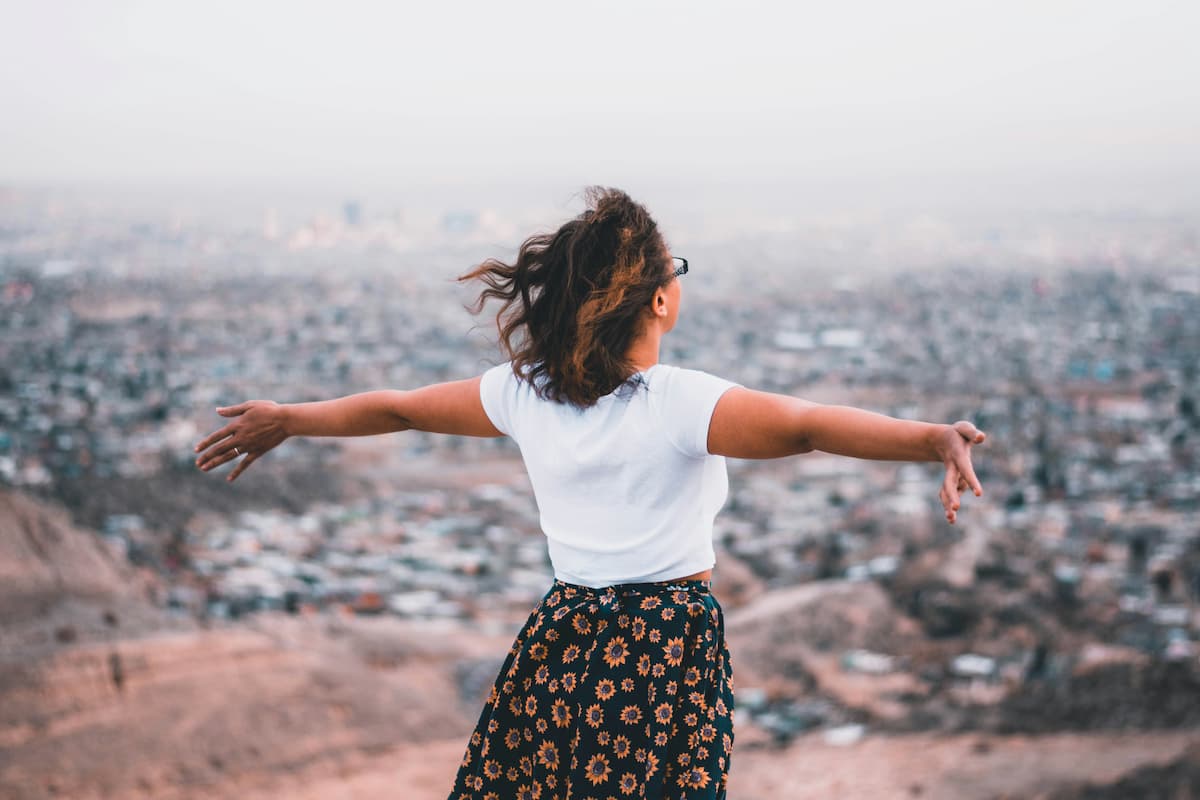 woman with arms flung open - choice that changed my relationship